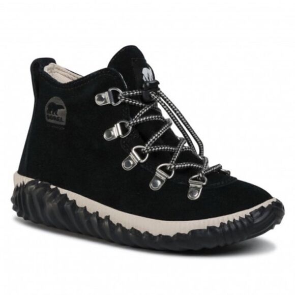 Sorel Out N About Conqest Boots Lace Up Waterproof Suede unisex youth 2 - Picture 1 of 8